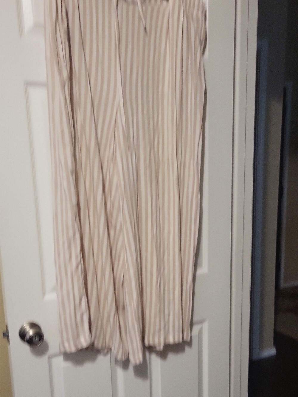 torrid Cream and White Striped Wide Leg Pants